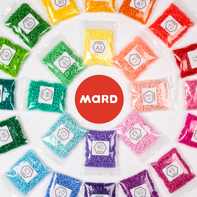 MARD/马尔德拼豆 2.6mm小豆 融合豆 益智手工玩具 拼豆补充装